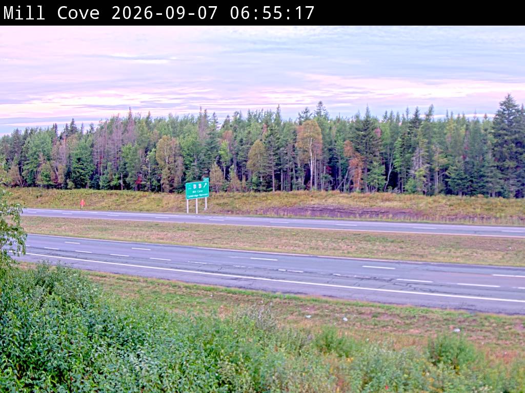 Web Cam image of Mill Cove (NB Highway 2)