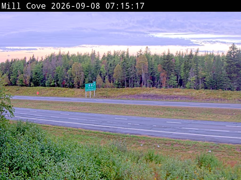 Web Cam image of Mill Cove (NB Highway 2)