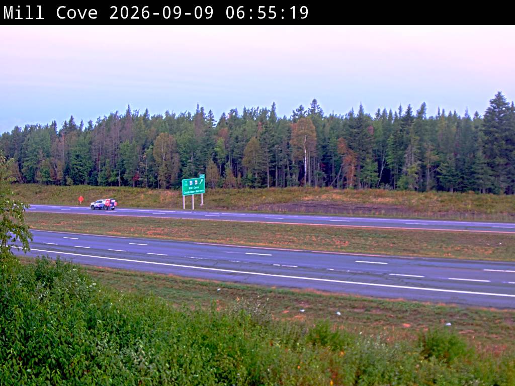 Web Cam image of Mill Cove (NB Highway 2)