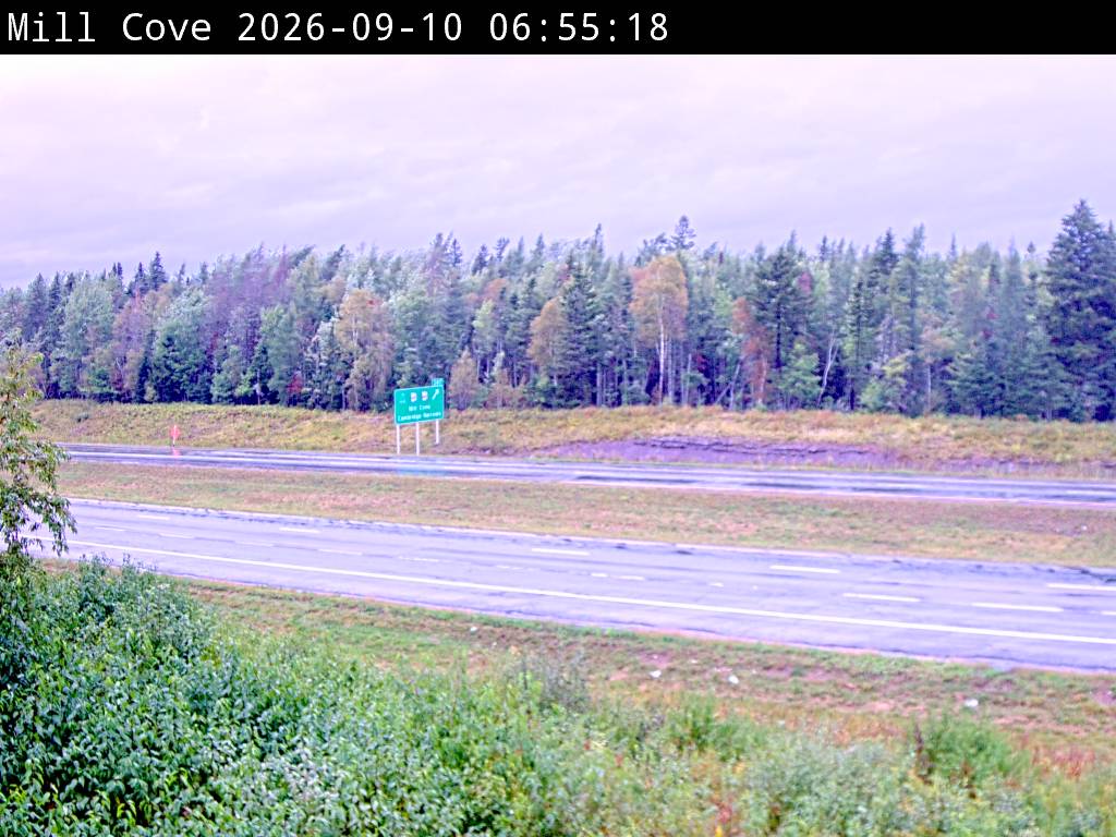 Web Cam image of Mill Cove (NB Highway 2)