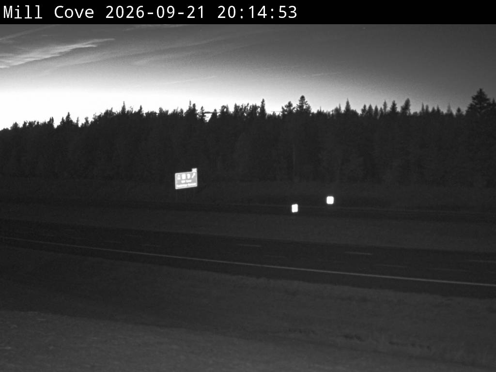 Web Cam image of Mill Cove (NB Highway 2)