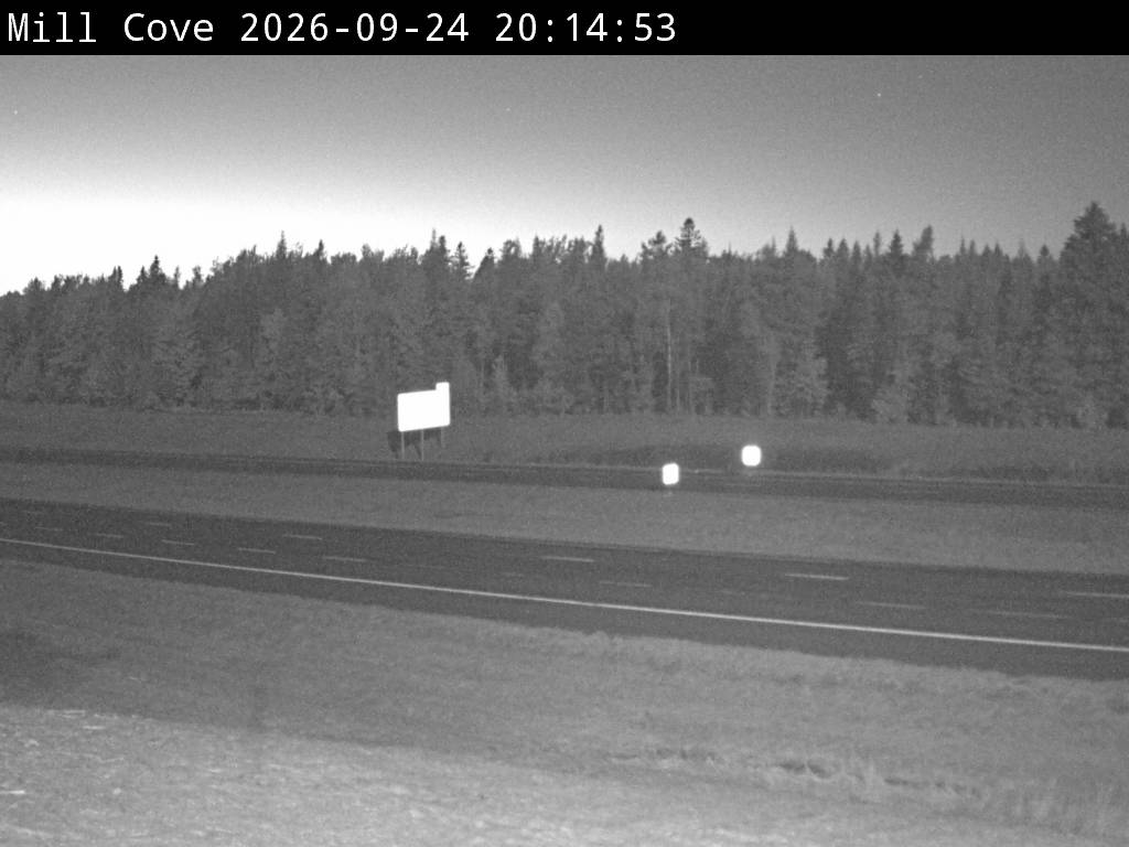 Web Cam image of Mill Cove (NB Highway 2)