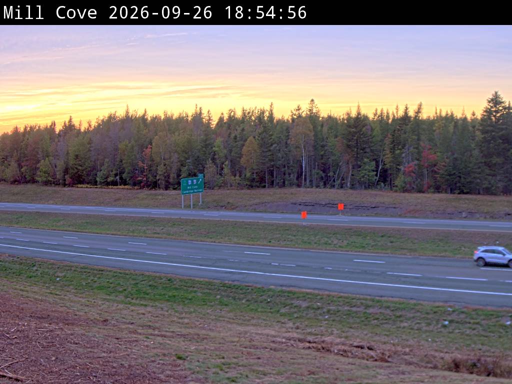 Web Cam image of Mill Cove (NB Highway 2)