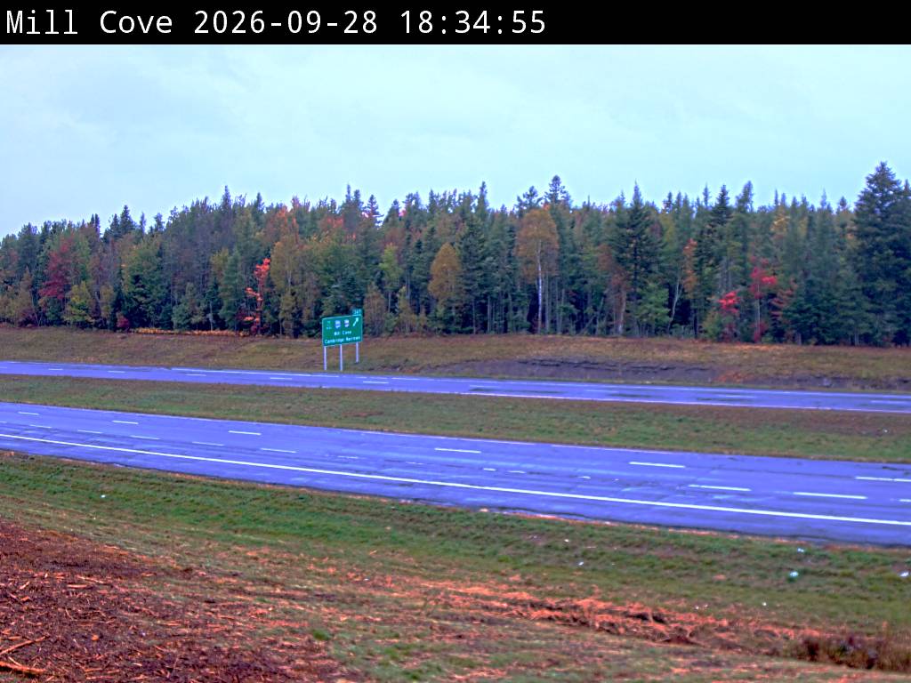 Web Cam image of Mill Cove (NB Highway 2)