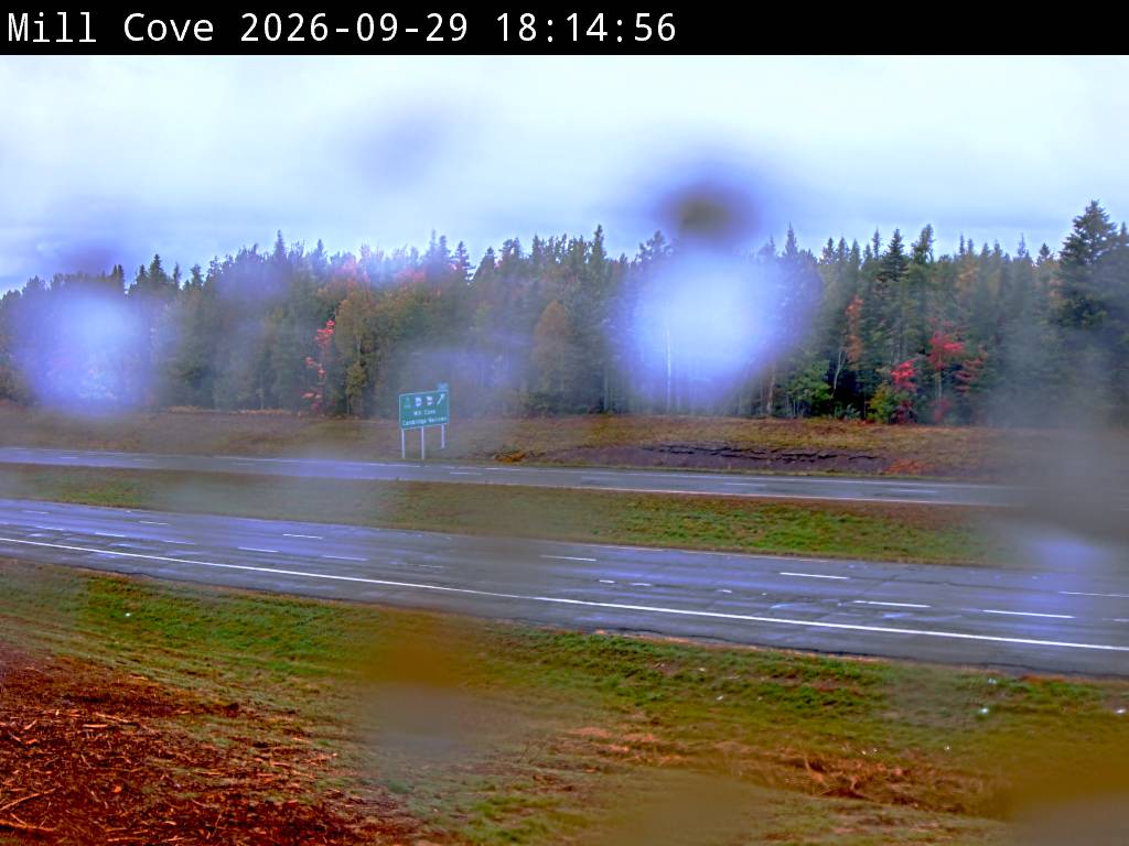 Web Cam image of Mill Cove (NB Highway 2)