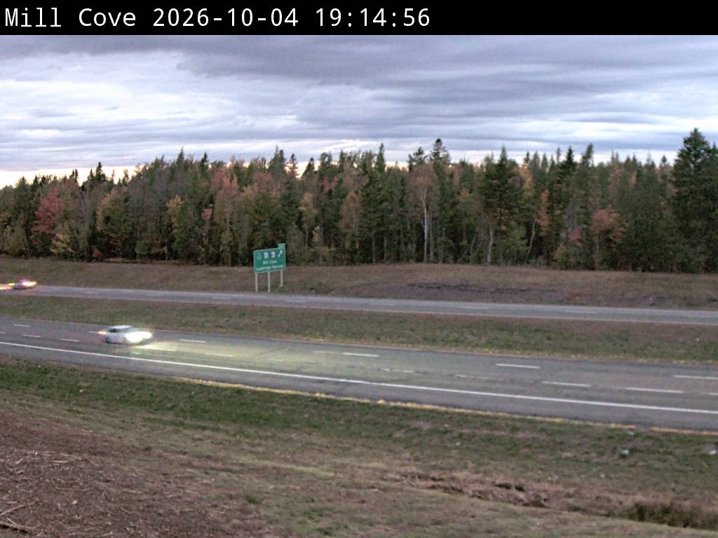 Web Cam image of Mill Cove (NB Highway 2)