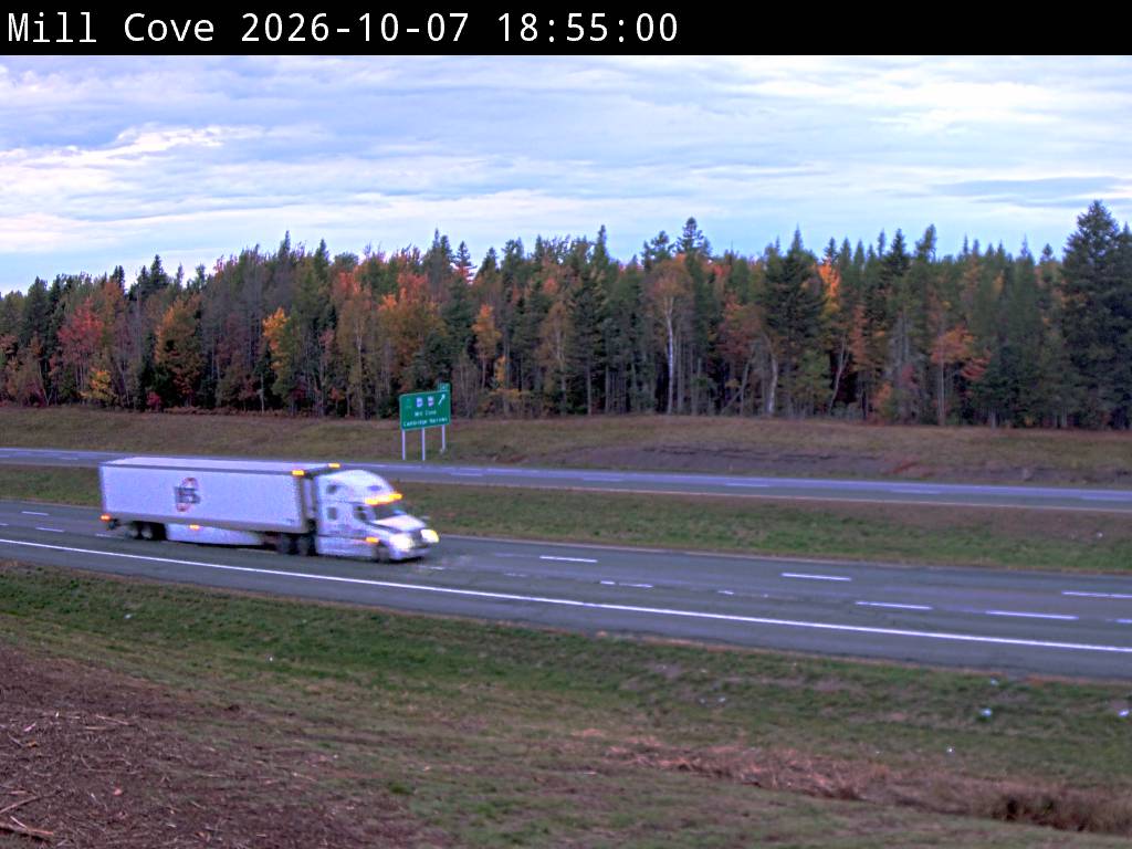 Web Cam image of Mill Cove (NB Highway 2)