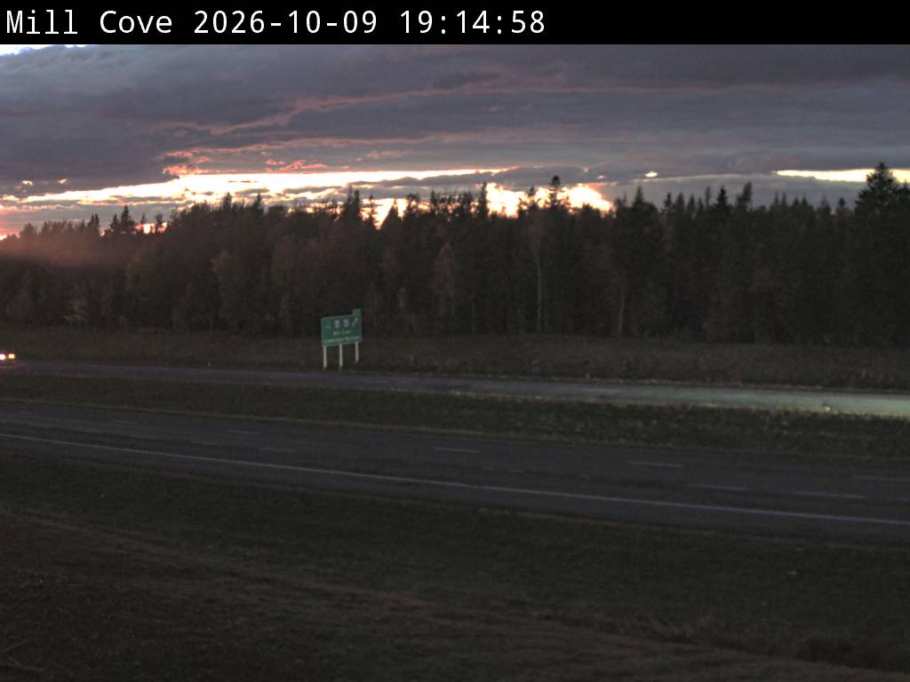 Web Cam image of Mill Cove (NB Highway 2)