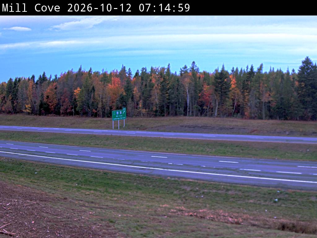 Web Cam image of Mill Cove (NB Highway 2)
