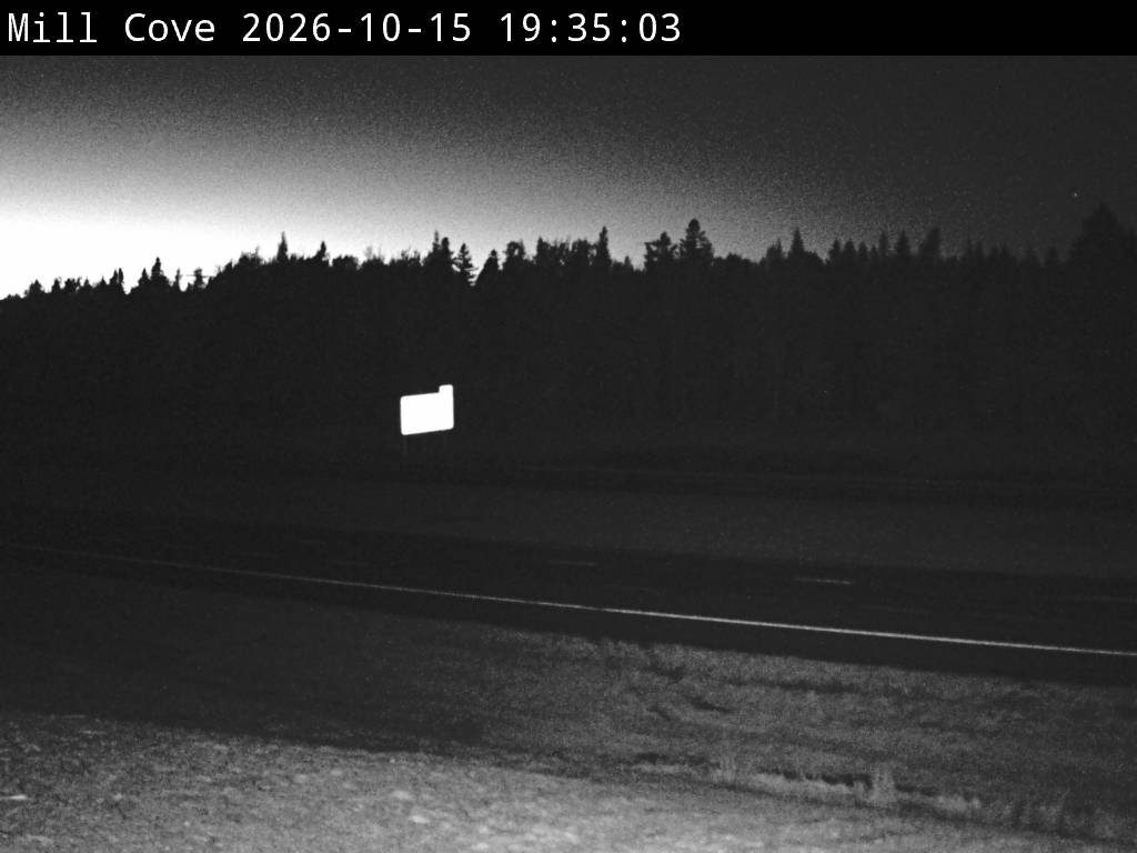 Web Cam image of Mill Cove (NB Highway 2)