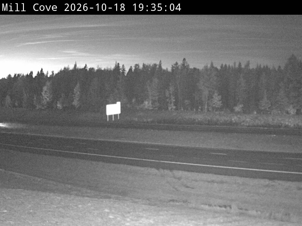 Web Cam image of Mill Cove (NB Highway 2)