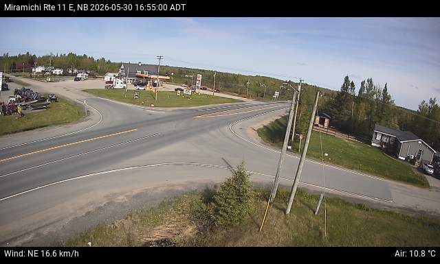 Web Cam image of Miramichi (NB Highway 11)