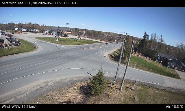 Web Cam image of Miramichi (NB Highway 11)