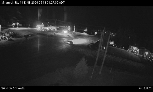 Web Cam image of Miramichi (NB Highway 11)