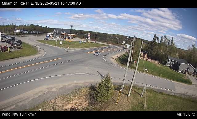 Web Cam image of Miramichi (NB Highway 11)