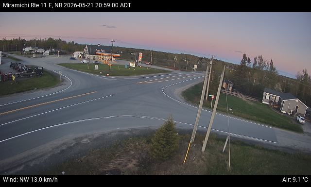 Web Cam image of Miramichi (NB Highway 11)