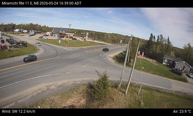 Web Cam image of Miramichi (NB Highway 11)