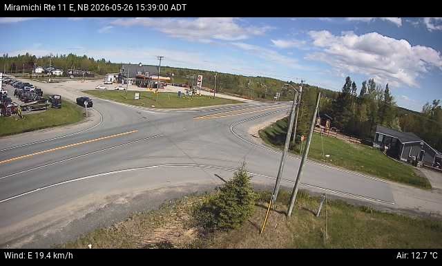 Web Cam image of Miramichi (NB Highway 11)