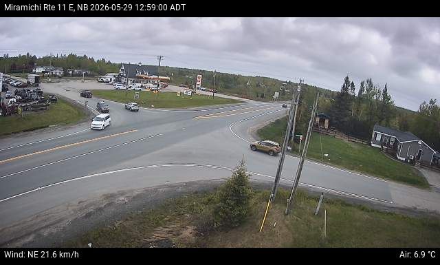 Web Cam image of Miramichi (NB Highway 11)