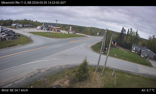 Web Cam image of Miramichi (NB Highway 11)