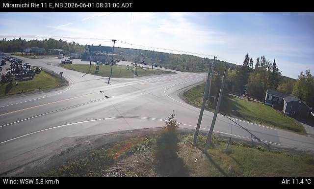 Web Cam image of Miramichi (NB Highway 11)