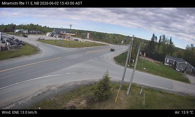 Web Cam image of Miramichi (NB Highway 11)