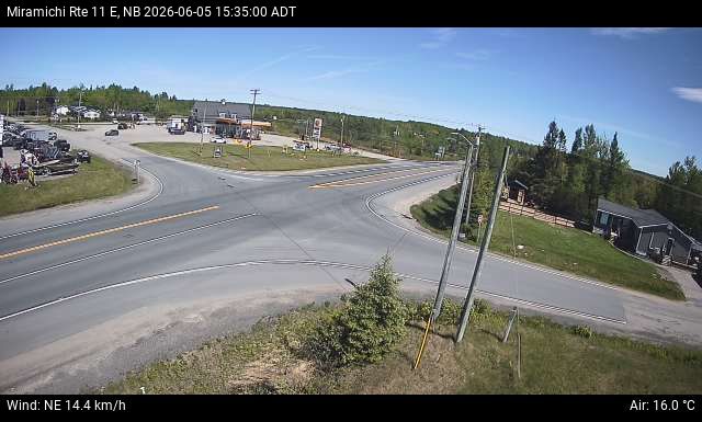 Web Cam image of Miramichi (NB Highway 11)