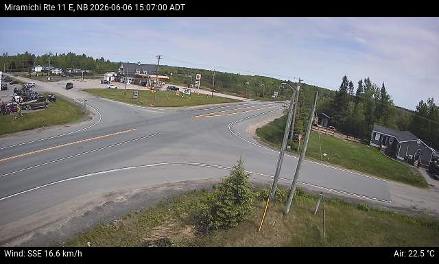 Web Cam image of Miramichi (NB Highway 11)