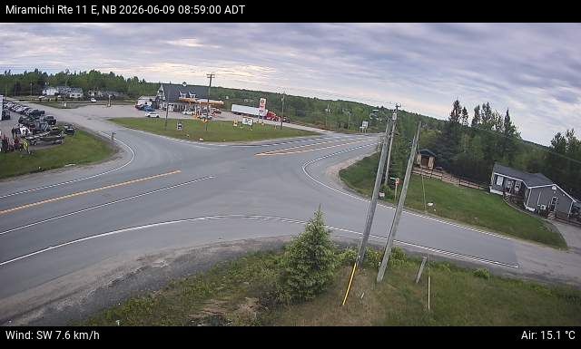 Web Cam image of Miramichi (NB Highway 11)