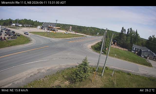 Web Cam image of Miramichi (NB Highway 11)