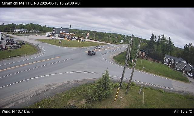 Web Cam image of Miramichi (NB Highway 11)