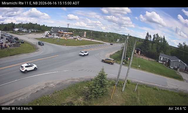 Web Cam image of Miramichi (NB Highway 11)