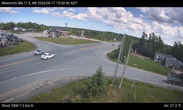 Web Cam image of Miramichi (NB Highway 11)