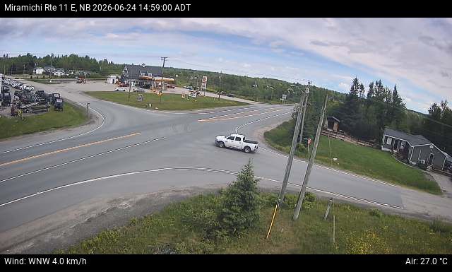 Web Cam image of Miramichi (NB Highway 11)