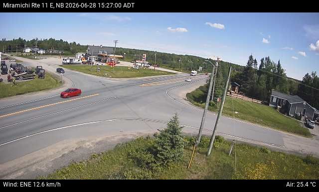Web Cam image of Miramichi (NB Highway 11)