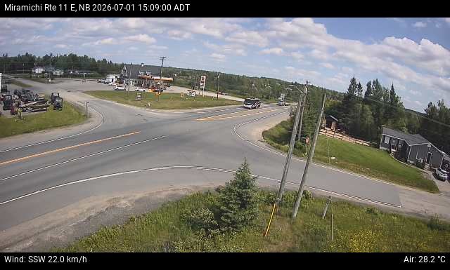 Web Cam image of Miramichi (NB Highway 11)