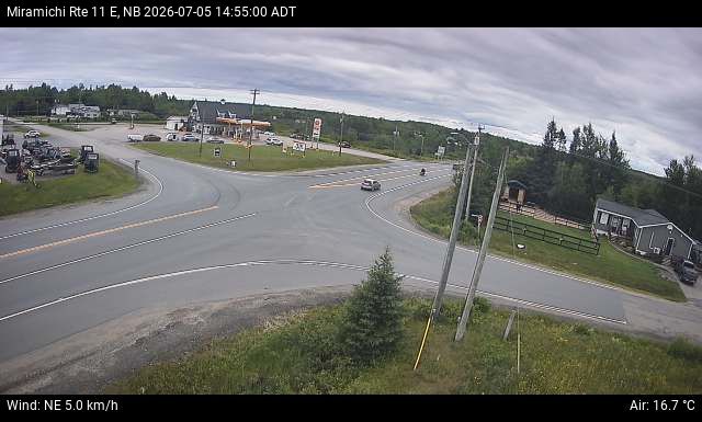 Web Cam image of Miramichi (NB Highway 11)