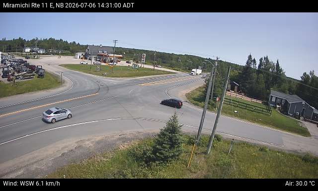 Web Cam image of Miramichi (NB Highway 11)