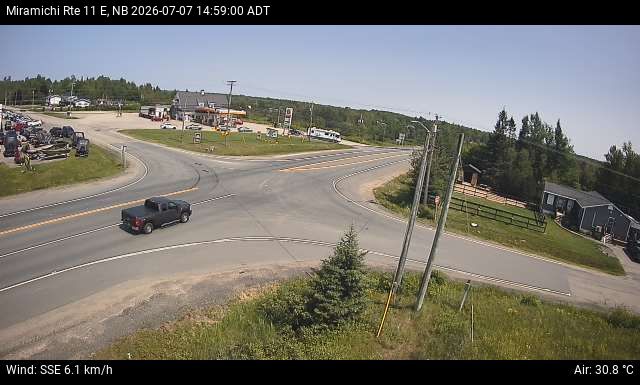 Web Cam image of Miramichi (NB Highway 11)