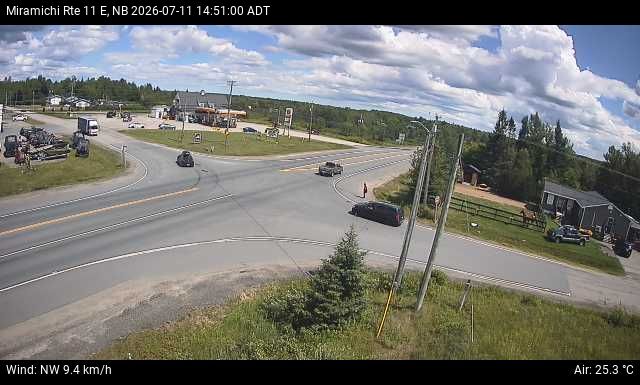 Web Cam image of Miramichi (NB Highway 11)