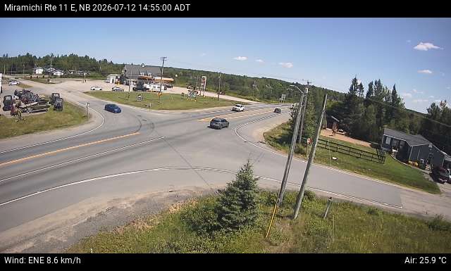 Web Cam image of Miramichi (NB Highway 11)