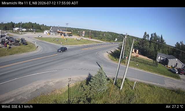 Web Cam image of Miramichi (NB Highway 11)