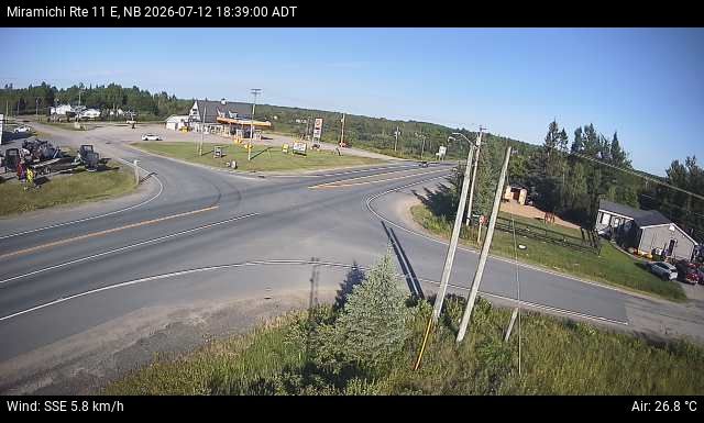 Web Cam image of Miramichi (NB Highway 11)