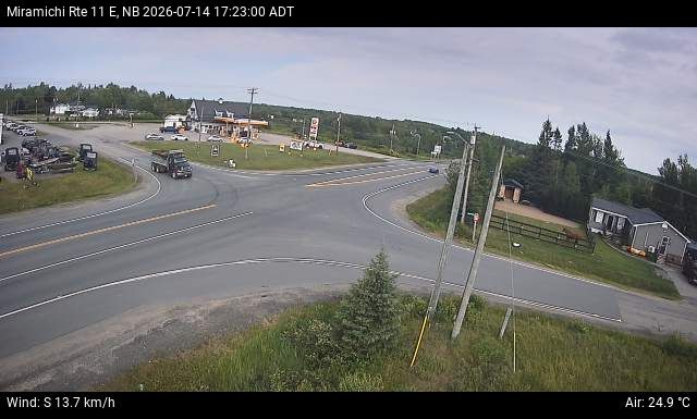 Web Cam image of Miramichi (NB Highway 11)