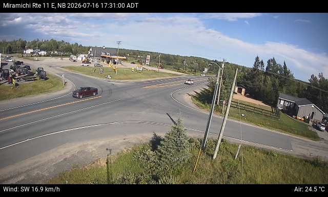 Web Cam image of Miramichi (NB Highway 11)