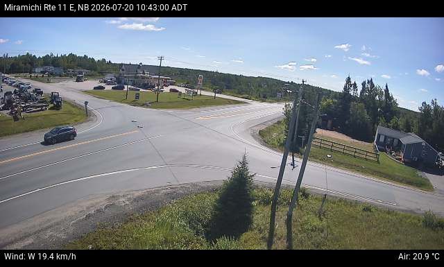Web Cam image of Miramichi (NB Highway 11)