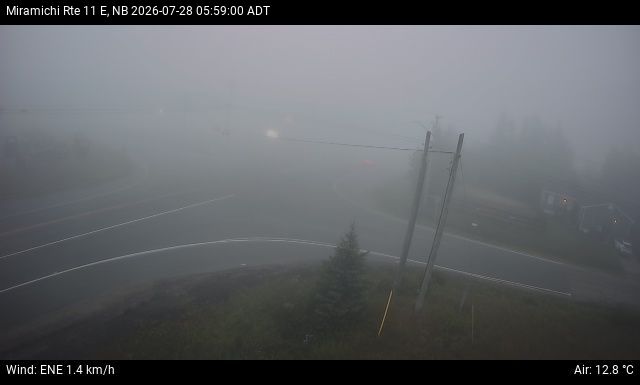 Web Cam image of Miramichi (NB Highway 11)