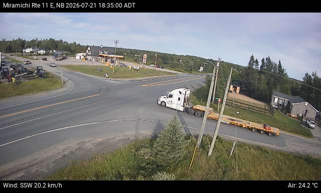 Web Cam image of Miramichi (NB Highway 11)
