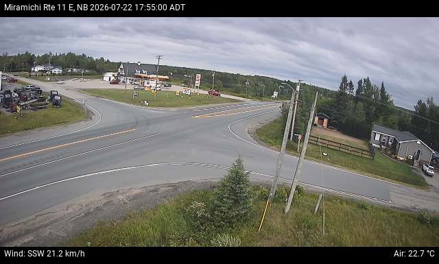 Web Cam image of Miramichi (NB Highway 11)