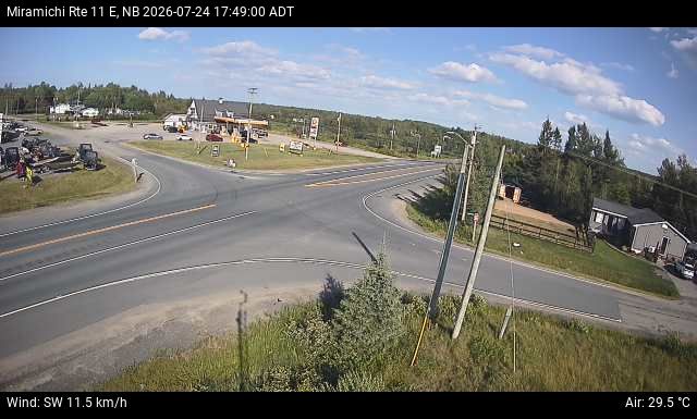 Web Cam image of Miramichi (NB Highway 11)